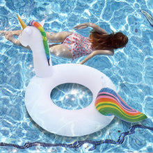 68.9x47.2inch Inflatable Giant Unicorn Summer Swimming Ring Float Toy for Adult Raft Swimming Tools