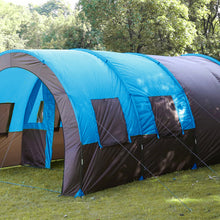 Xmund XD-ET4 Camping Tent 8-10 People Waterproof Tunnel Double Layer Large Family Canopy Sunshade