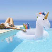 68.9x47.2inch Inflatable Giant Unicorn Summer Swimming Ring Float Toy for Adult Raft Swimming Tools